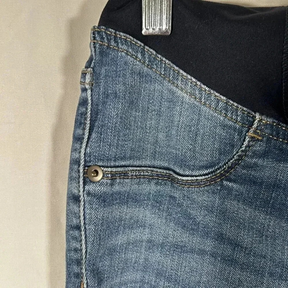 isabel Maternity Jeans Women's 14 Medium Wash Pull On Stretchy - Picture 4 of 10